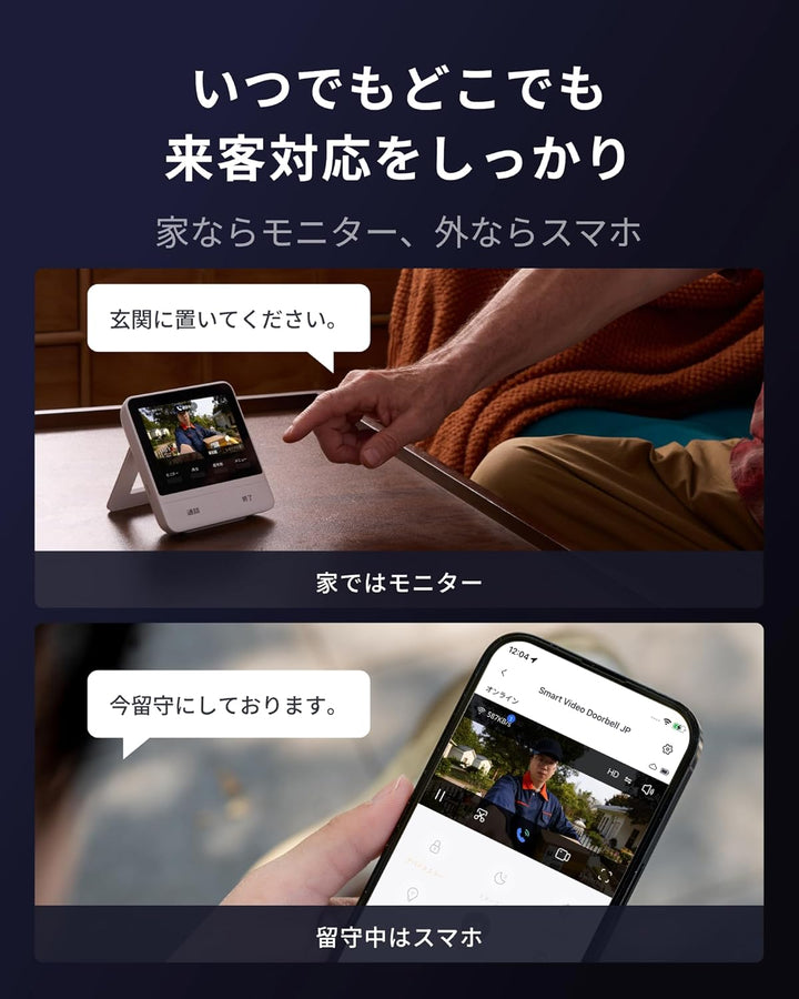 月額2,980円レンタルプラン：SwitchBot スマートテレビドアホン スマートロック W6802000