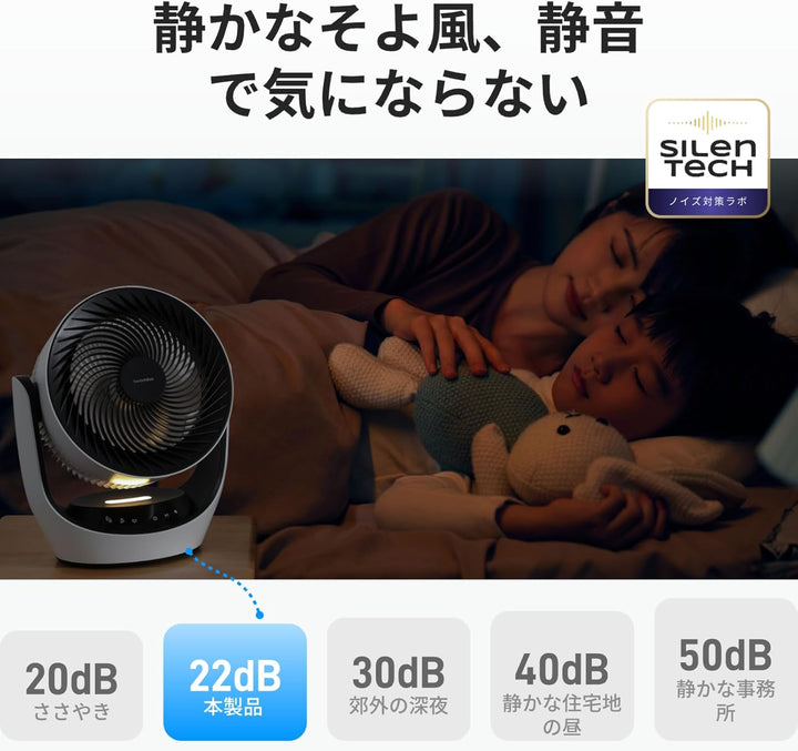 月額2,380円レンタルプラン：SwitchBot スマートサーキュレーター 扇風機 コードレス扇風機 W3800510