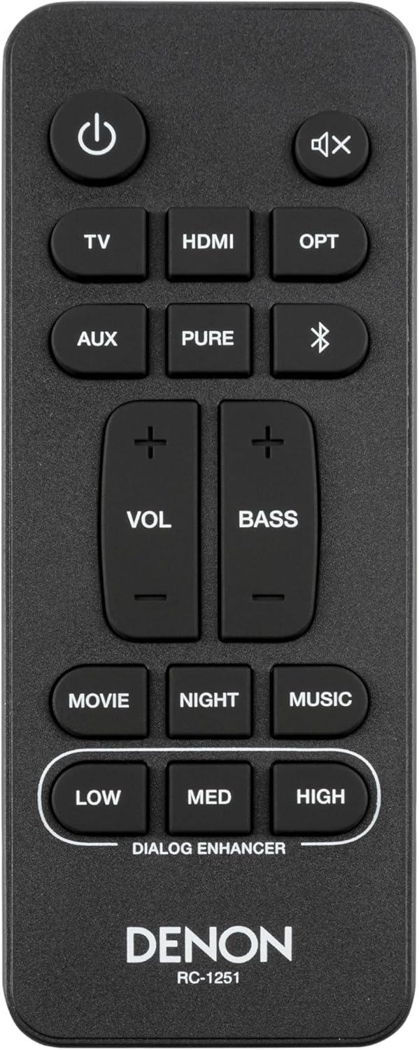 月額3,280円レンタルプラン：デノン サウンドバー DHT-C210K ブラック