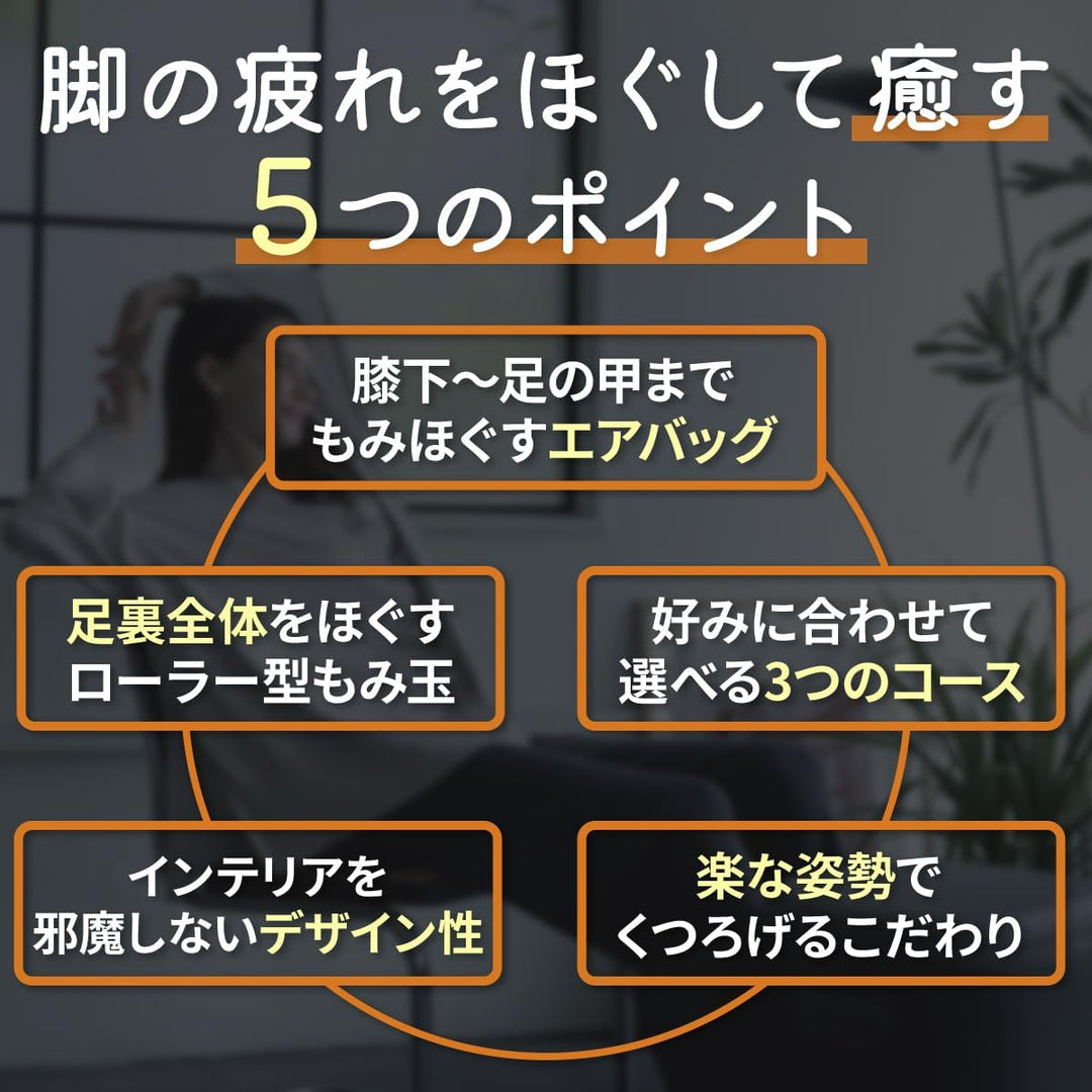月額6,980円レンタルプラン：ドクターエア 3D フットマッサージャースツール リラクゼーション	マッサージャー MF-05