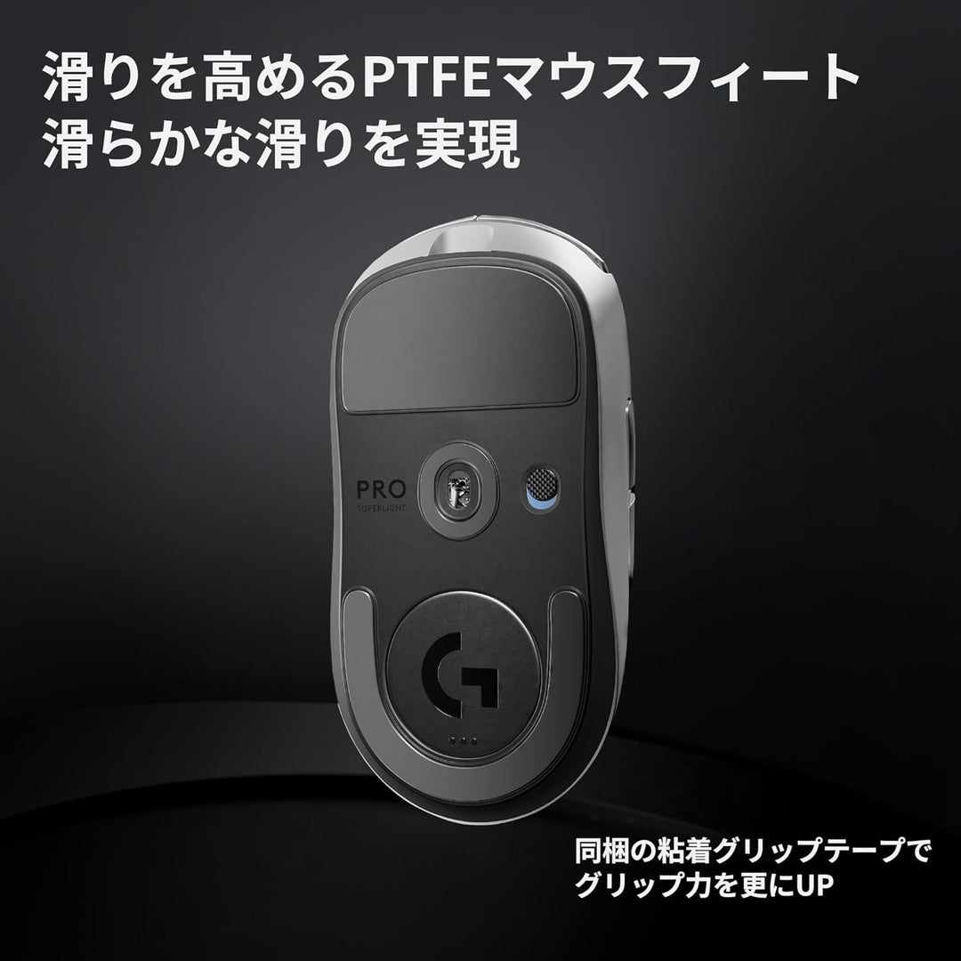月額3,680円レンタルプラン：ロジクール PRO X SUPERLIGHT 2 LIGHTSPEED ワイヤレスゲーミングマウス G-PPD-004WL