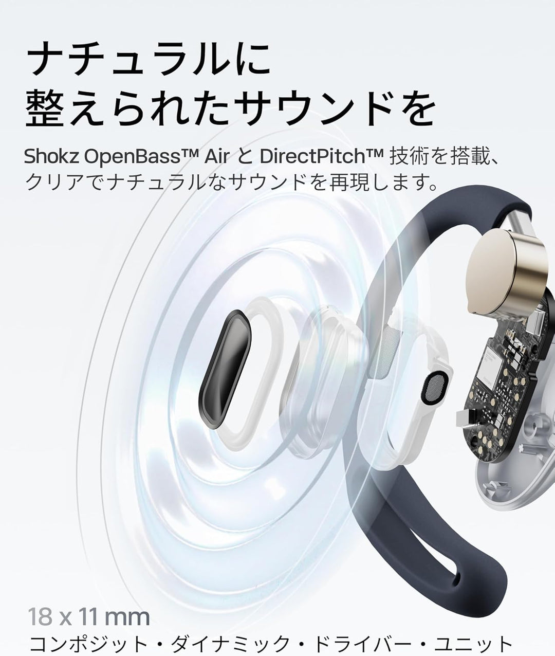 月額2,980円レンタルプラン：Shokz OpenFit Air オープンイヤー イヤフォン
