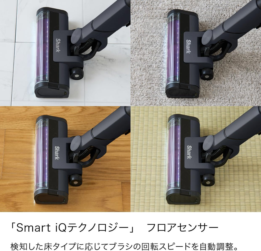 月額7,980円レンタルプラン：シャーク EVOPOWER SYSTEM NEOII+ コードレススティッククリーナー 掃除機 LC551JBK