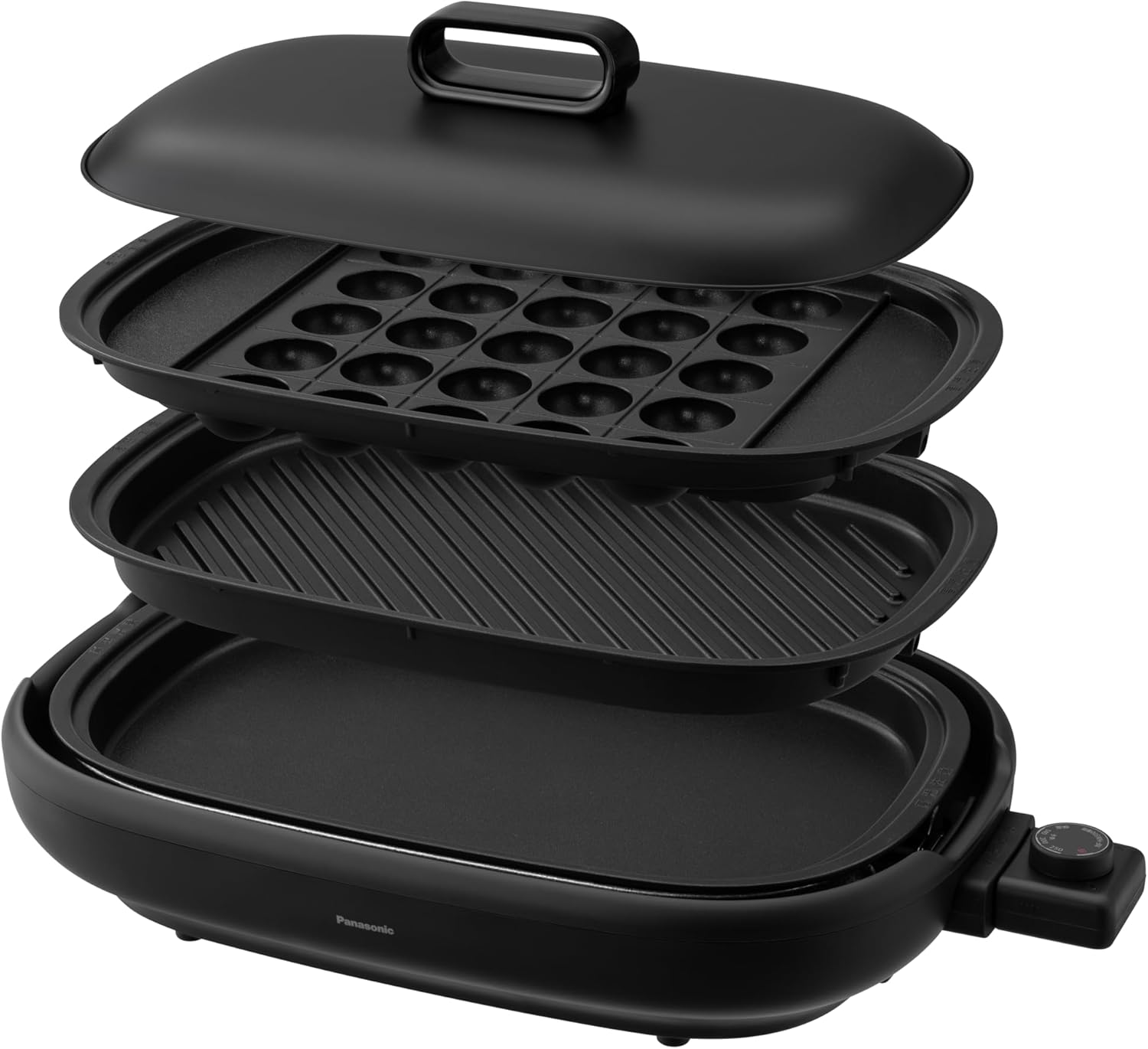【新品・未開封】パナソニック NFHM310-K ホットプレート ブラック 月額3,380円レンタルプラン：パナソニック ホットプレート 調理家電 NF