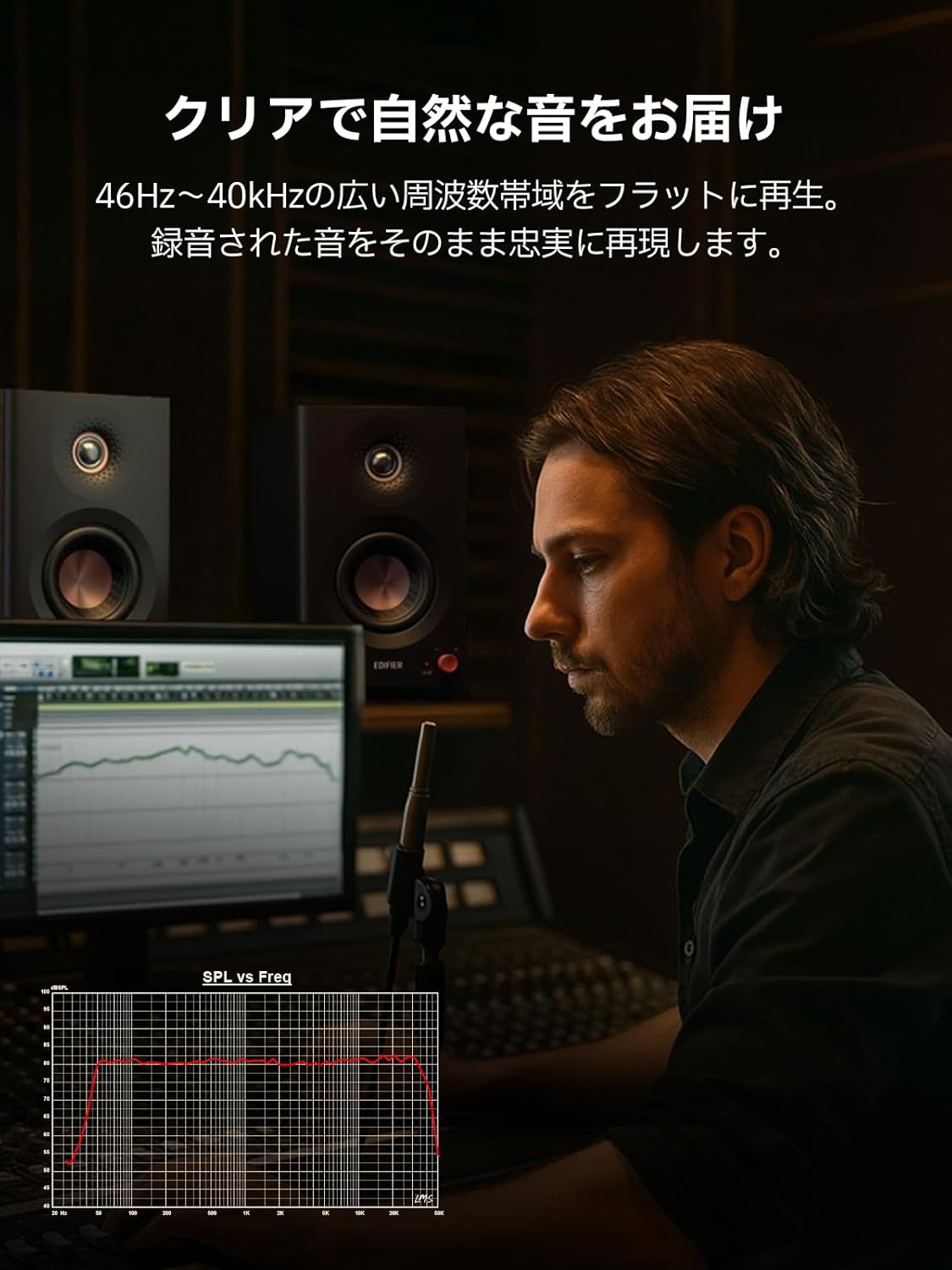 月額5,680円レンタルプラン：Edifier MR5 モニタースピーカー ED-MR5