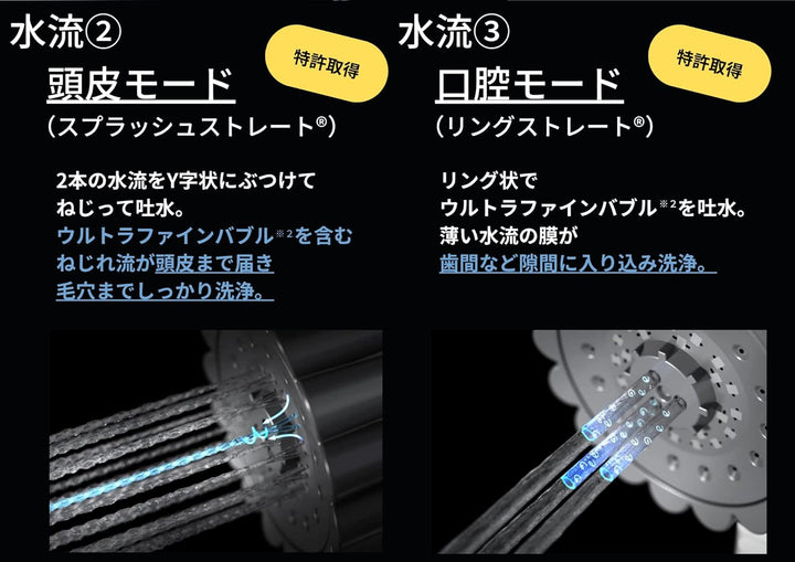 月額3,980円レンタルプラン：Mirable ミラブルzero ウルトラファインバブル シャワーヘッド FBSMZTSCCSC オフホワイト