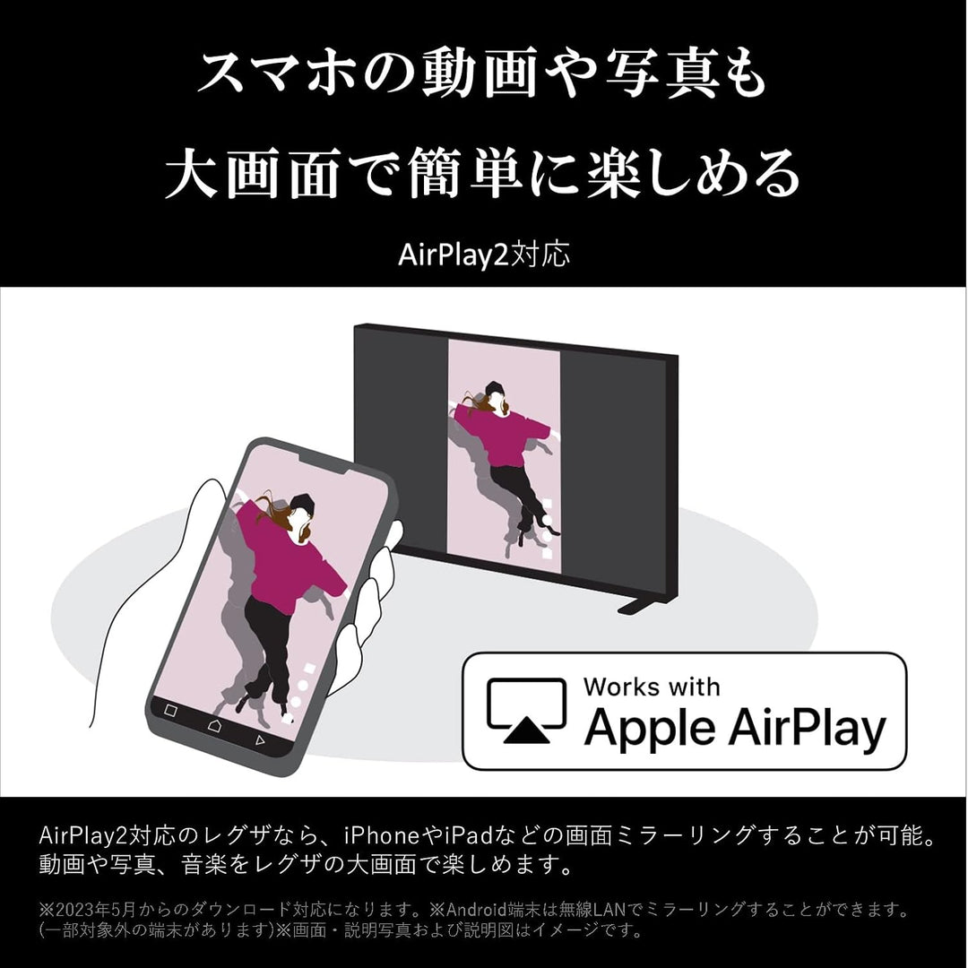 月額53,800円：REGZA 65V型 有機ELテレビ 65X9900M ブラック