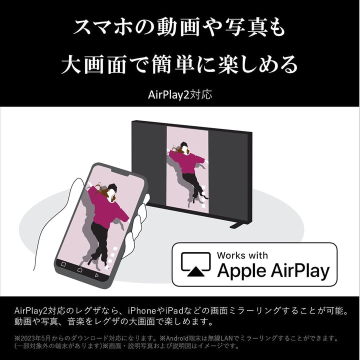 月額53,800円：REGZA 65V型 有機ELテレビ 65X9900M ブラック