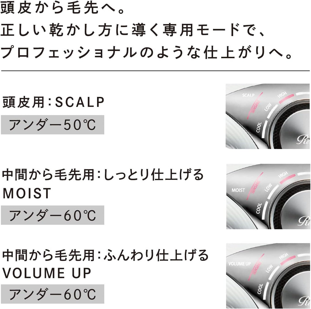 月額5,980円レンタルプラン：ReFa DRYER PRO リファ ドライヤー プロ  ガイドブック付き RE-AJ05A ピンク