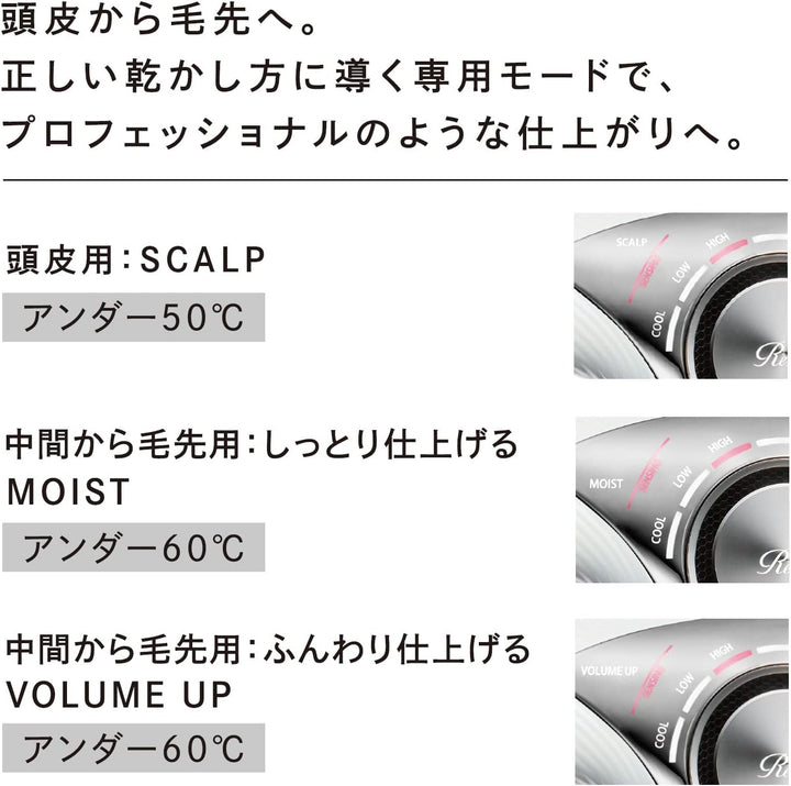 月額5,980円レンタルプラン：ReFa DRYER PRO リファ ドライヤー プロ  ガイドブック付き RE-AJ05A ピンク