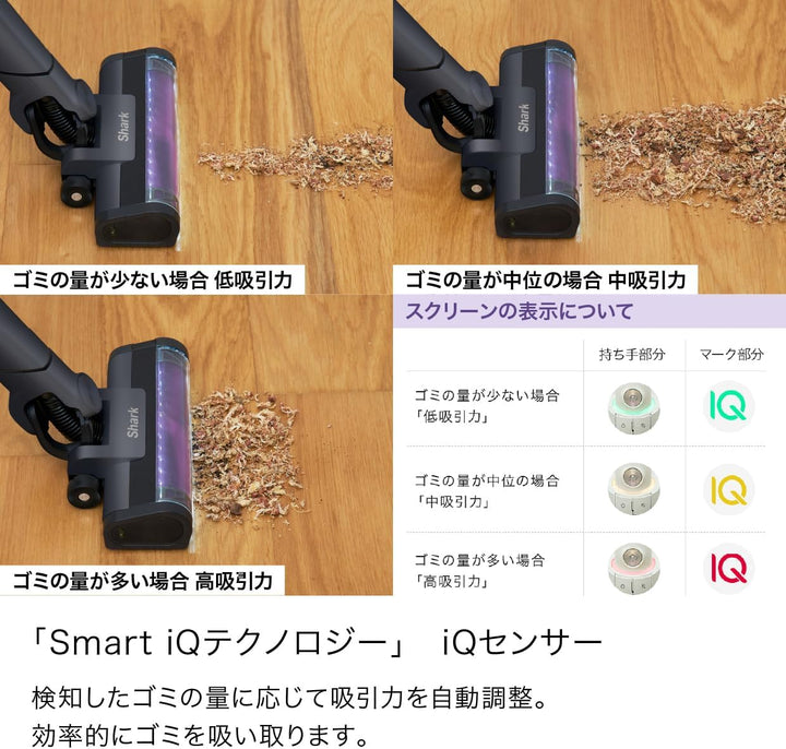 月額7,980円レンタルプラン：シャーク EVOPOWER SYSTEM NEOII+ コードレススティッククリーナー 掃除機 LC551JBK