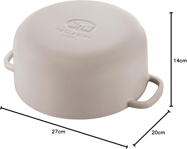 月額1,980円レンタルプラン：Ballarini ベラモンテ ラウンド 20cm ホーロー鍋 Z1023-632