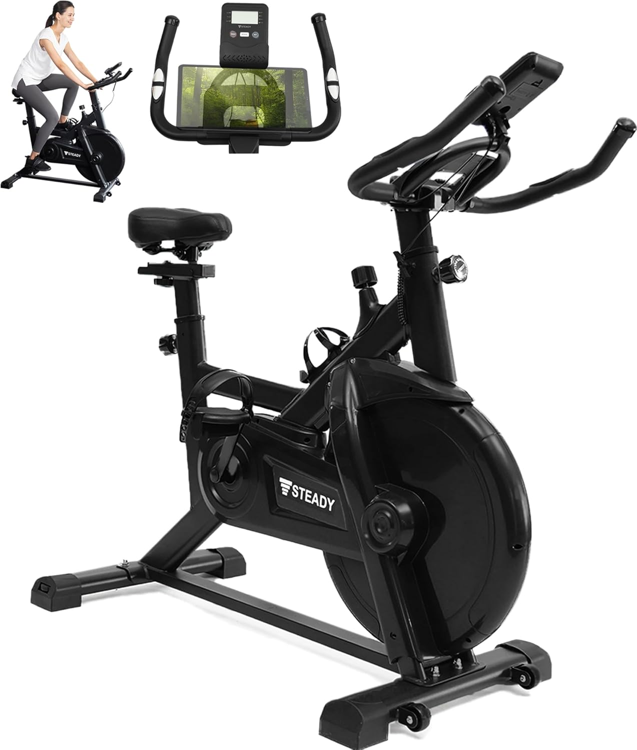 月額4,280円レンタルプラン：STEADY スピンバイク 非接触式airホイール