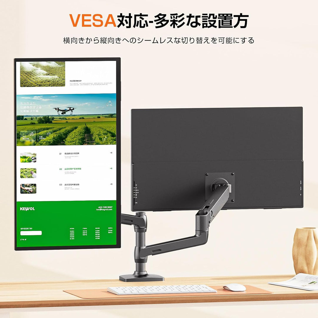 月額6,580円レンタルプラン：UPERFECT モバイルモニター 24.5インチ 245T03