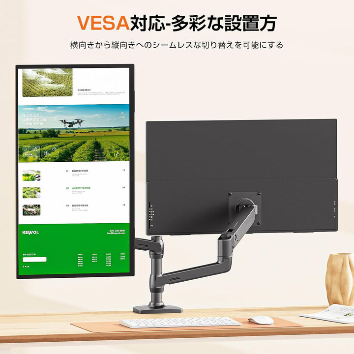 月額6,580円レンタルプラン：UPERFECT モバイルモニター 24.5インチ 245T03