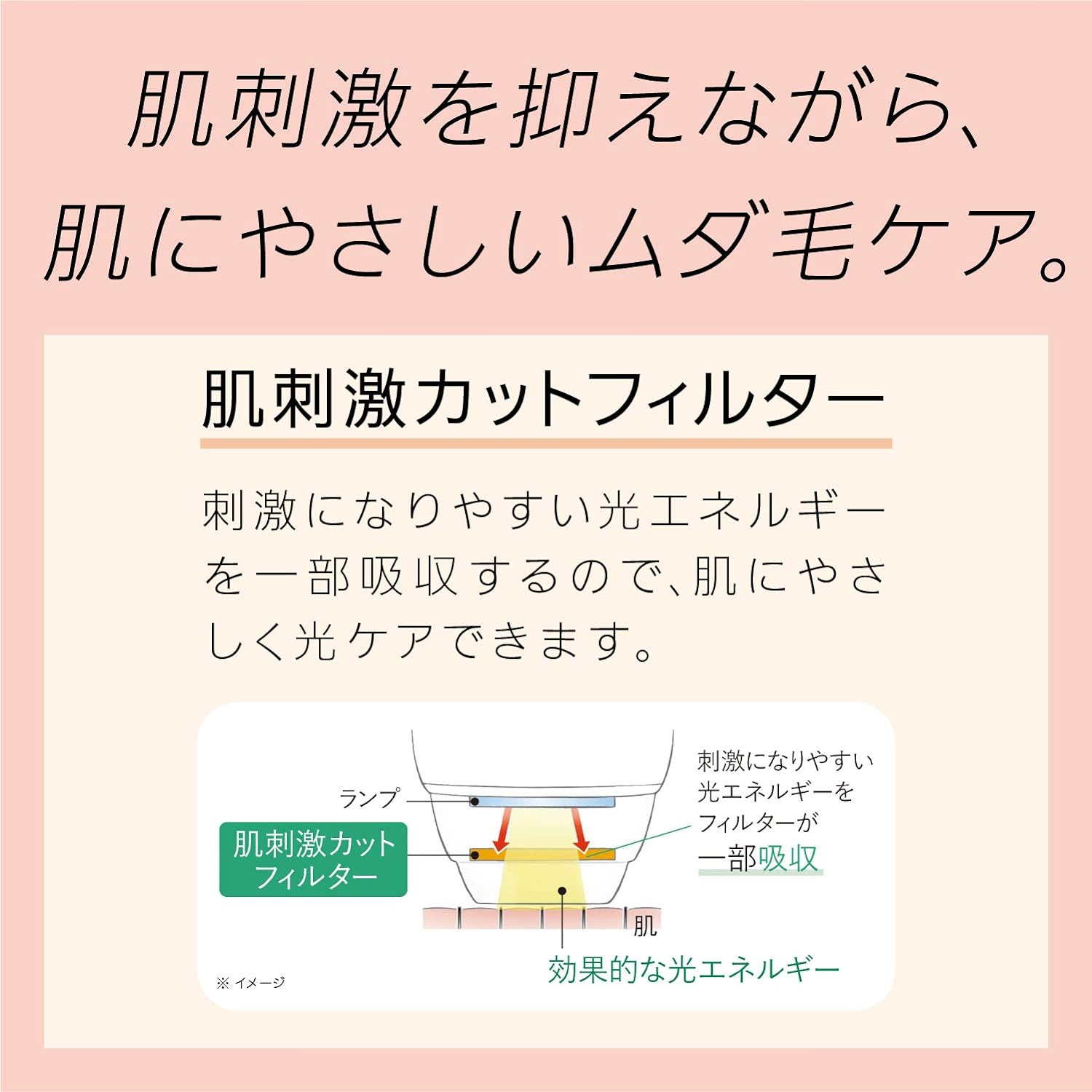 月額2,380円レンタルプラン：パナソニック 光美容器 光エステ ボディ