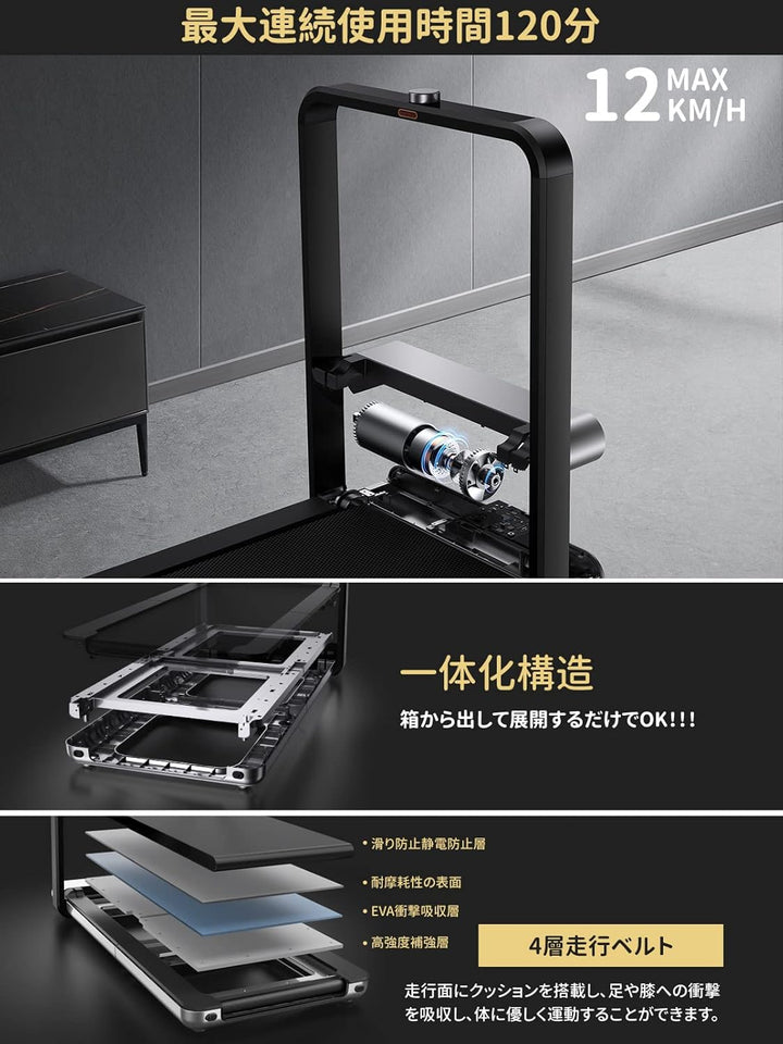 月額16,800円レンタルプラン：WalkingPad X21 ルームランナー ブラック
