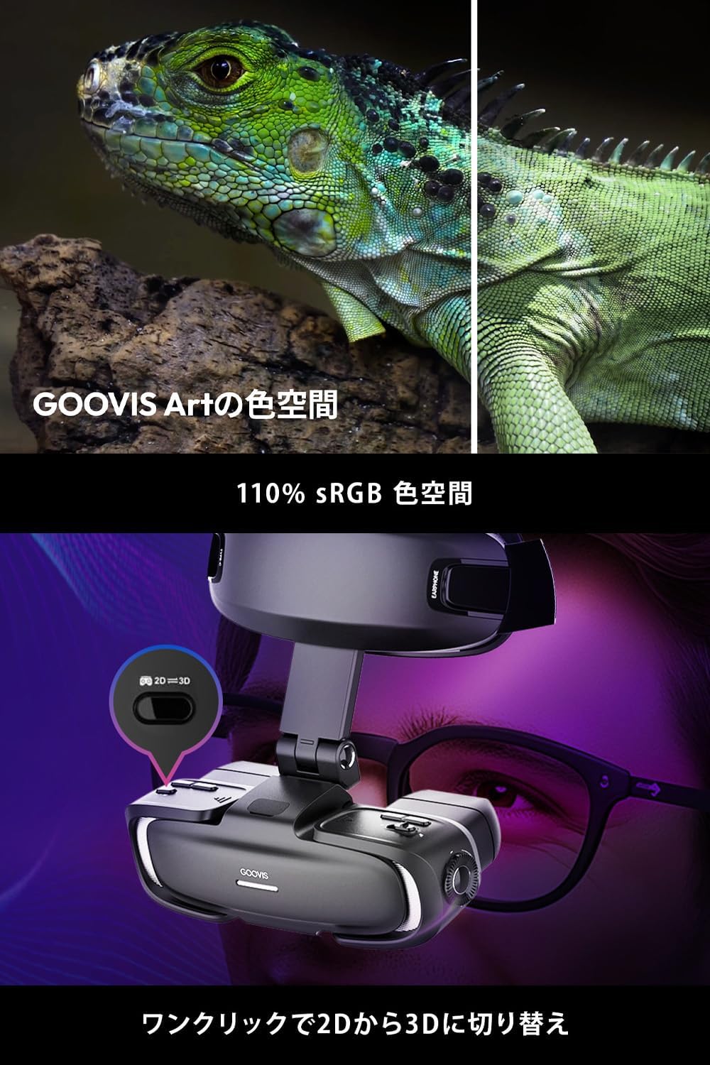 月額11,800円レンタルプラン：グービス GOOVIS ART 4K VRヘッドセット