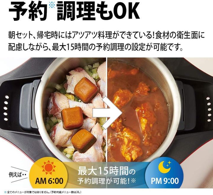 月額7,980円レンタルプラン：シャープ ヘルシオ ホットクック 2.4L KN-HW24E-W ホワイト