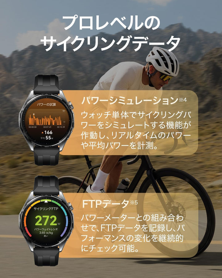 月額5,680~6,980円レンタルプラン：HUAWEI WATCH GT 6 46mm スマートウォッチ