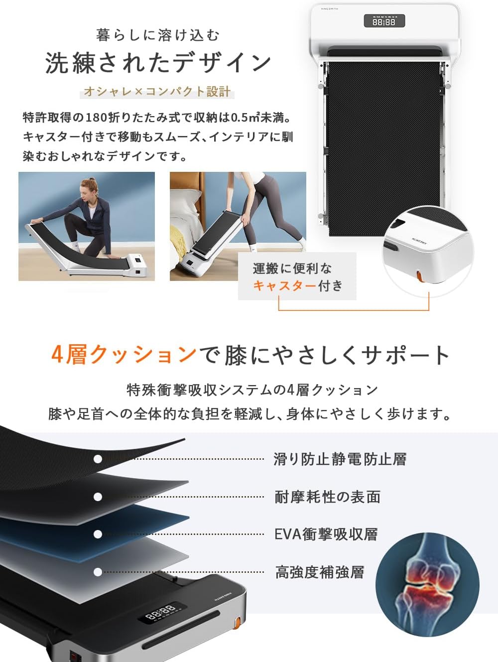 ルームランナー ルームランナー ランニングマシン 家庭用 コンパクト 傾斜付き 365日