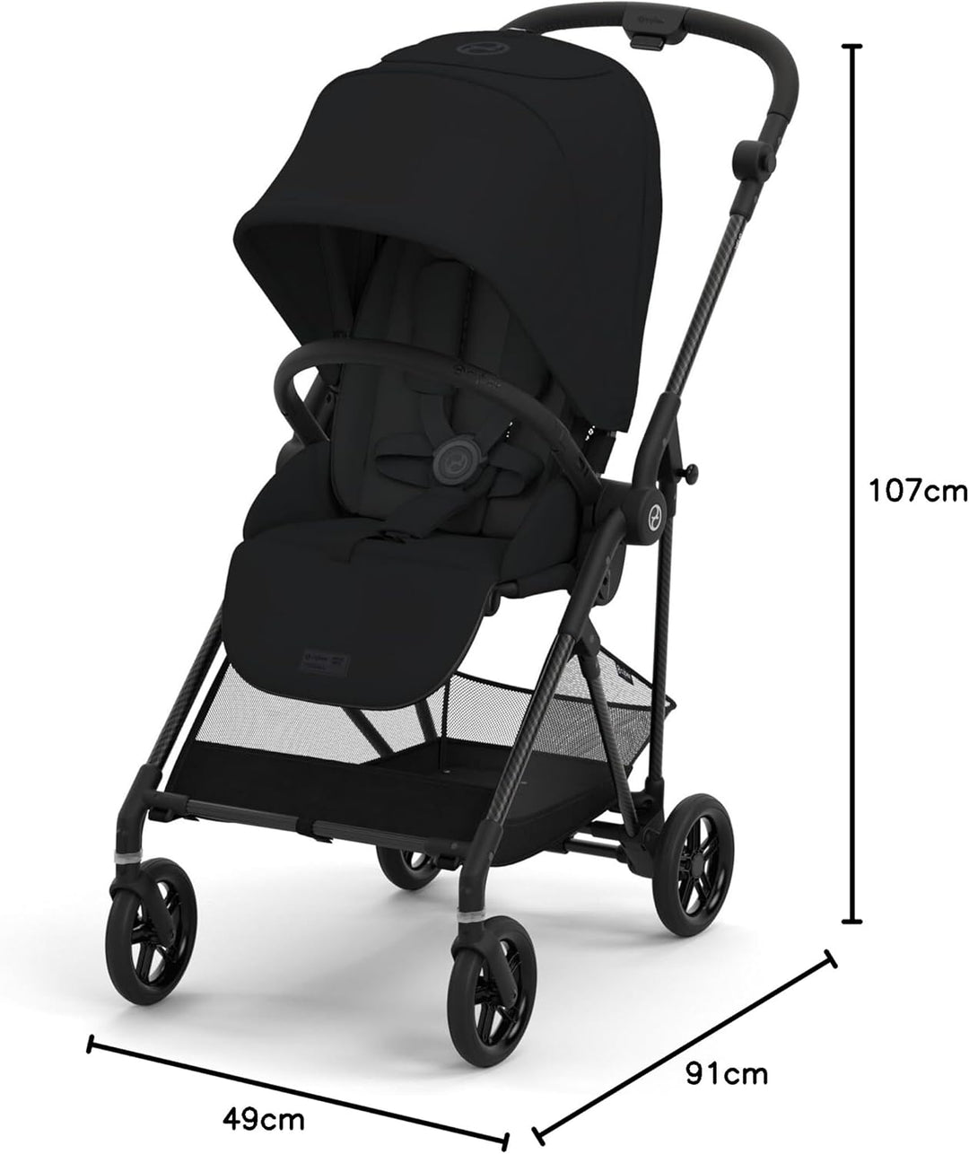 月額7,980円レンタルプラン：cybex メリオ カーボン 2024年 ベビーカー