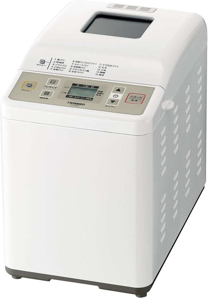 ツインバード ホームベーカリー PY-E631Wをレンタルできます。