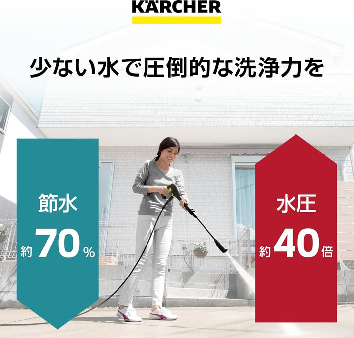 月額3,580円レンタルプラン：ケルヒャー 高圧洗浄機 K2 サイレント 1.600-924.0 イエロー