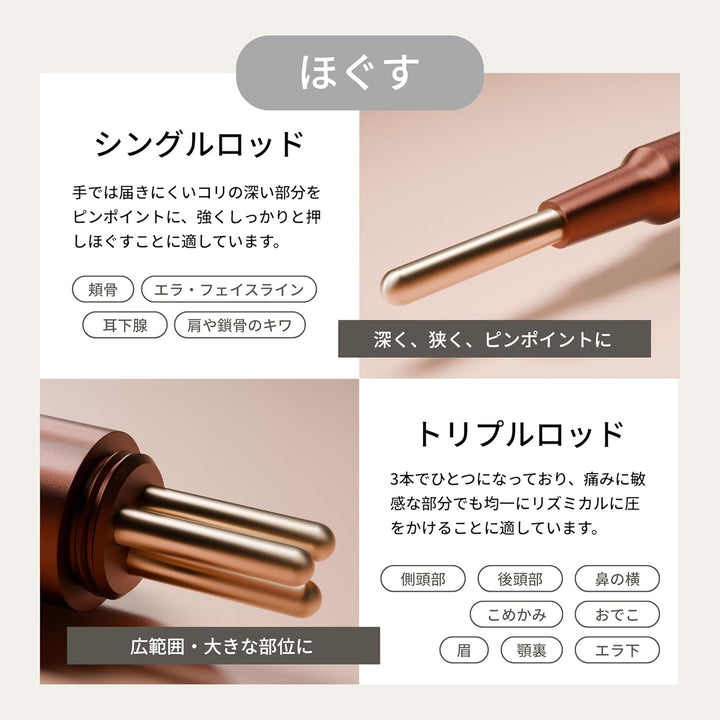 月額2,980円レンタルプラン：COREFIT The FACE POiNTER 美顔器 ディープレッド