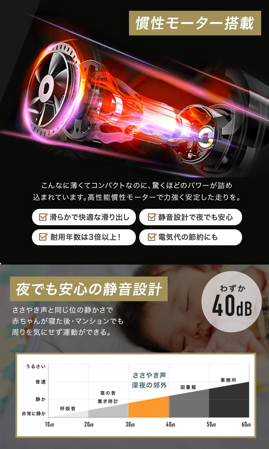 月額3,280円レンタルプラン：BARWING ルームランナー ハンドル付き Max12km/h BW-WKM01 ブラック