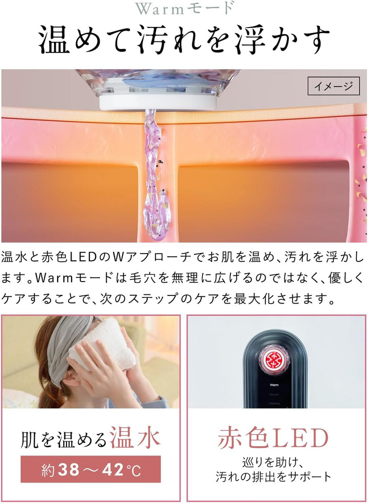 月額2,980円レンタルプラン：NIPLUX マルチスキンクリーナー 美顔器 NP-MSC25BK