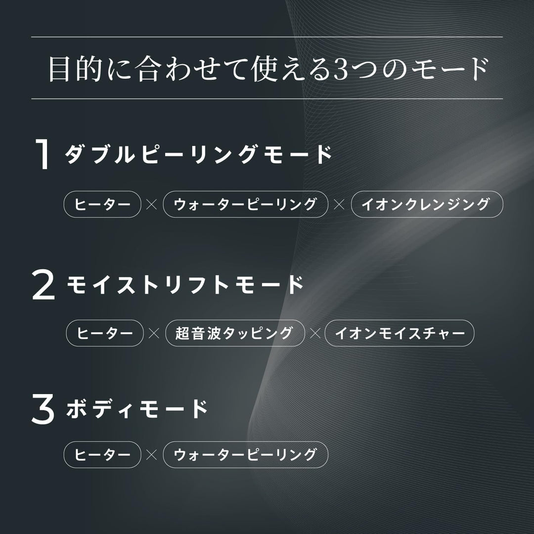 月額3,780円レンタルプラン：ヤーマン ヒートソニックピーリング PLUS for Salon 美顔器 PSM160 ブラック