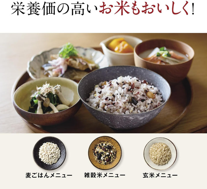 月額2,980円レンタルプラン：象印マホービン 極め炊き IH炊飯ジャー 5.5合炊き 炊飯器 NW-VE10-BA