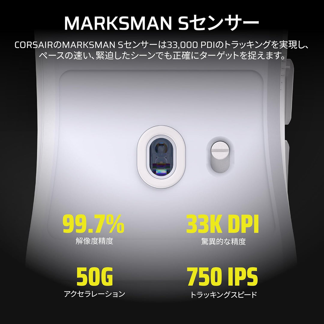 月額2,680円レンタルプラン：CORSAIR SABRE v2 PRO ULTRALIGHT ワイヤレスゲーミングマウス CH-931G001