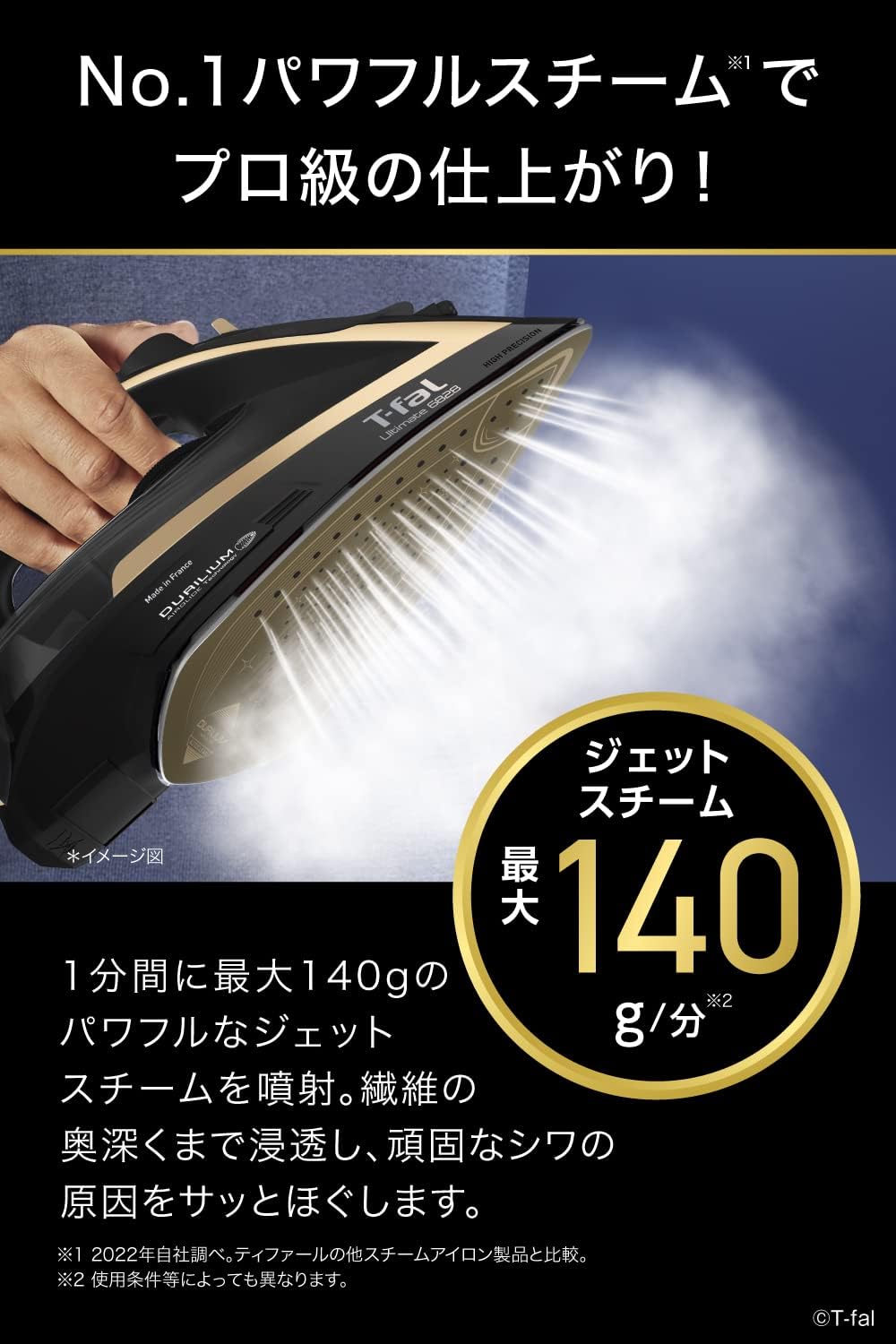 月額2,380円レンタルプラン：ティファール スチームアイロン