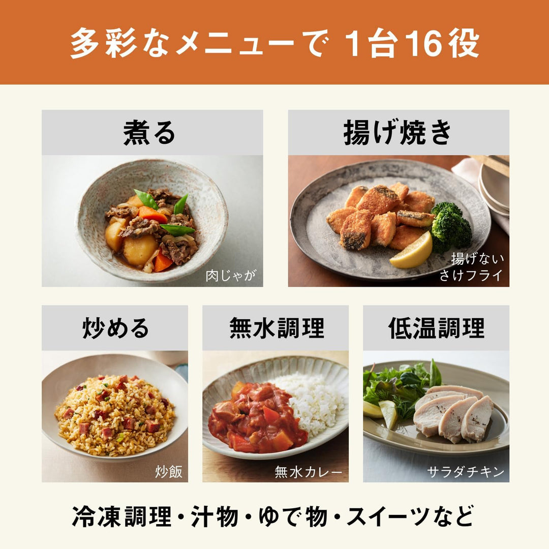 月額9,800円レンタルプラン：パナソニック 自動調理なべ オートクッカー ビストロ 調理家電 NF-AC700-H ライトグレージュ