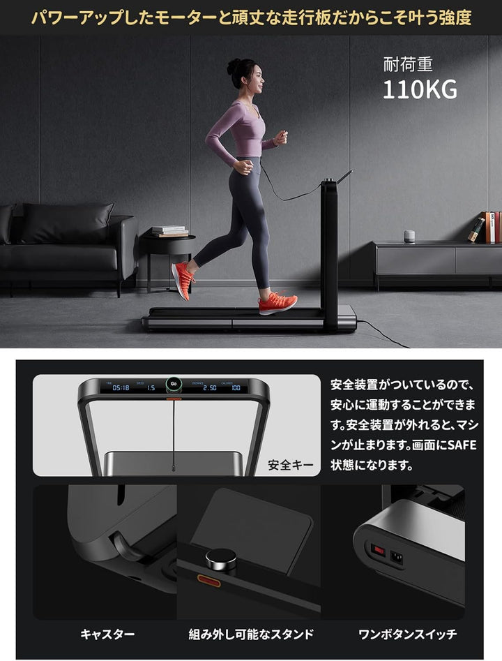 月額16,800円レンタルプラン：WalkingPad X21 ルームランナー ブラック