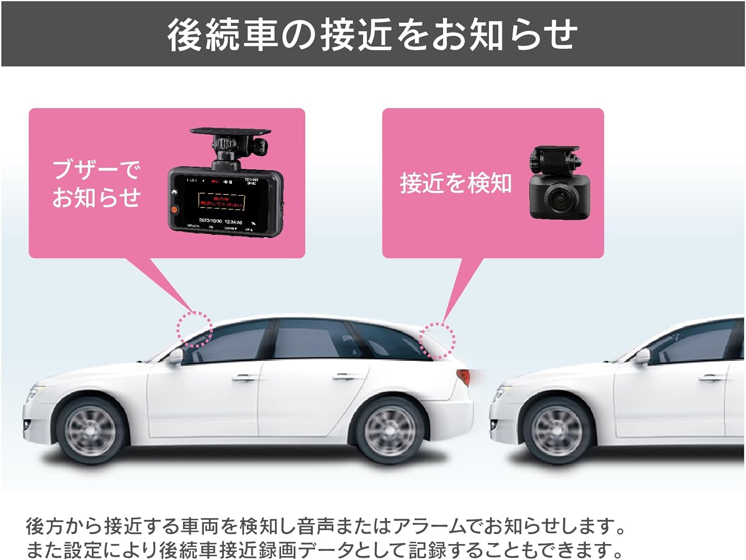 月額3,280円レンタルプラン：コムテック ドライブレコーダー ZDR055