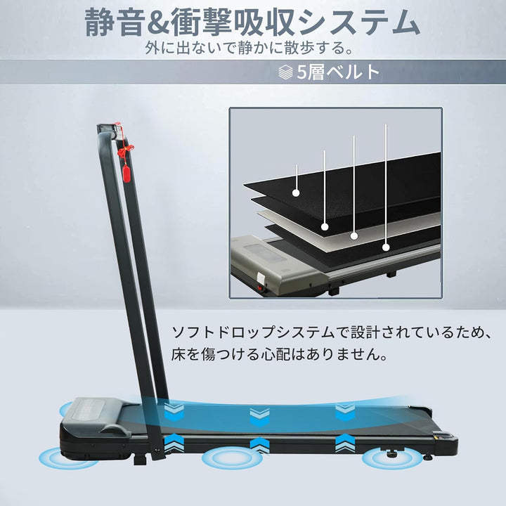 月額4,580円レンタルプラン：Yumcute ルームランナー C型MAX12KM/H ブラック
