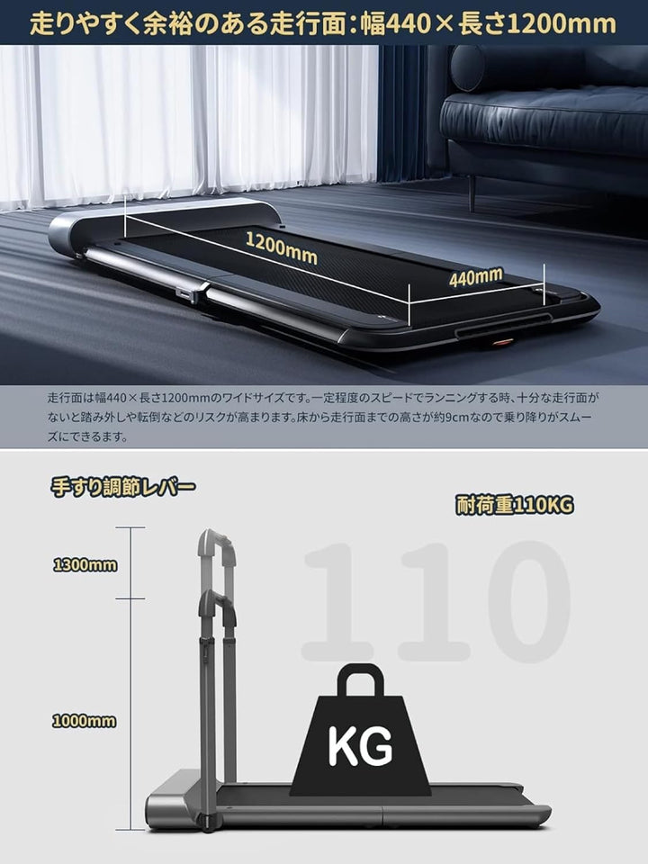 月額13,800円レンタルプラン：WalkingPad R1 Pro ルームランナー ブラック