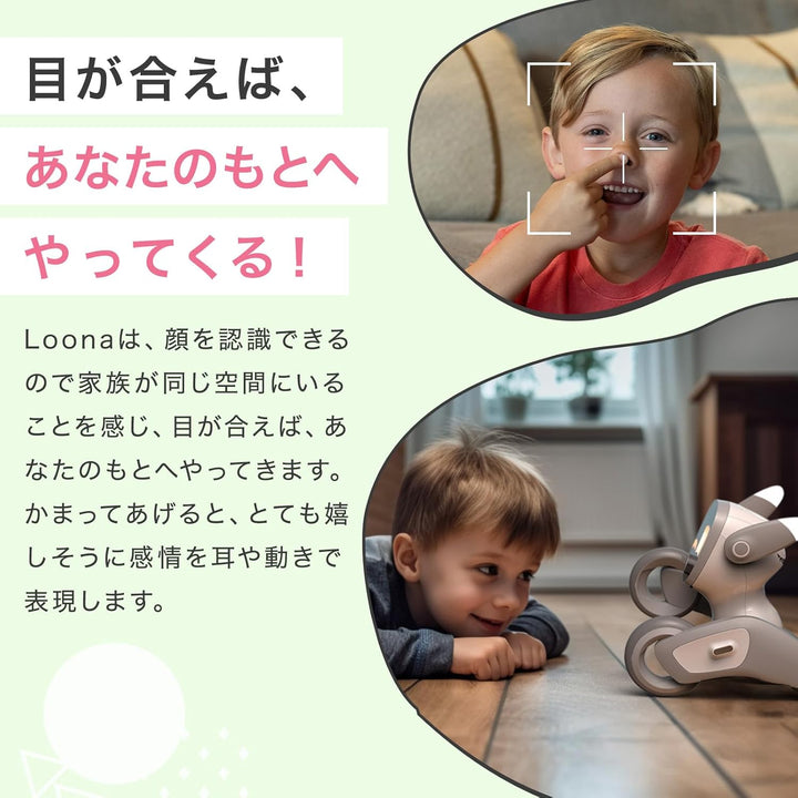 月額12,800円レンタルプラン：Loona Blue ペットロボット AIロボット