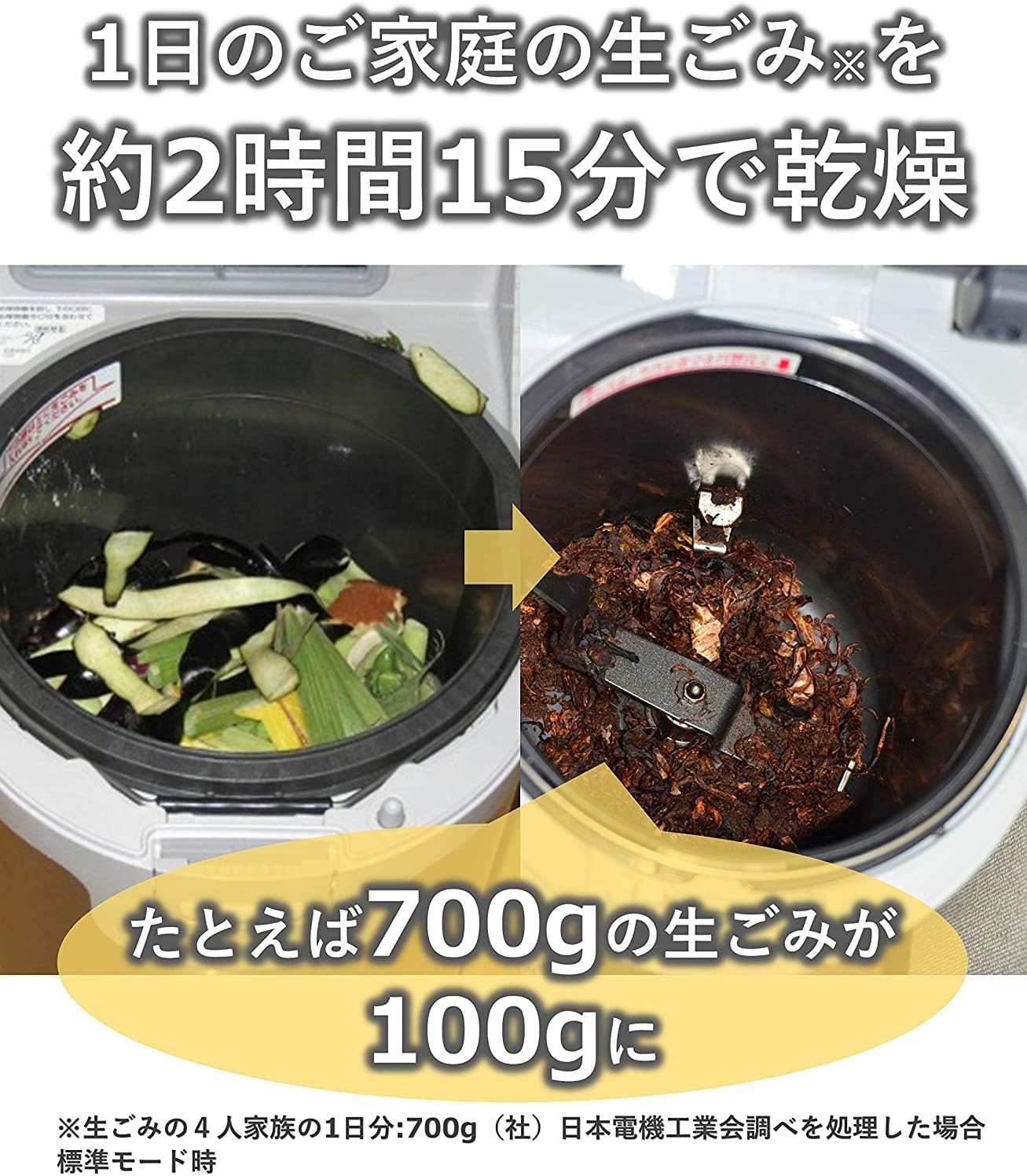 月額9,800円レンタルプラン：パナソニック 家庭用生ごみ処理機 MS