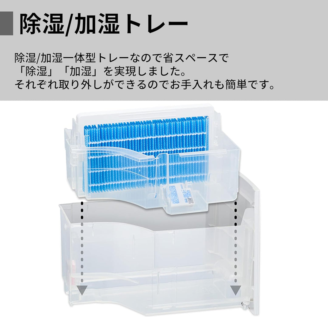 月額6,680円レンタルプラン：シャープ 除湿加湿空気清浄機 KI-SD50-W ホワイト