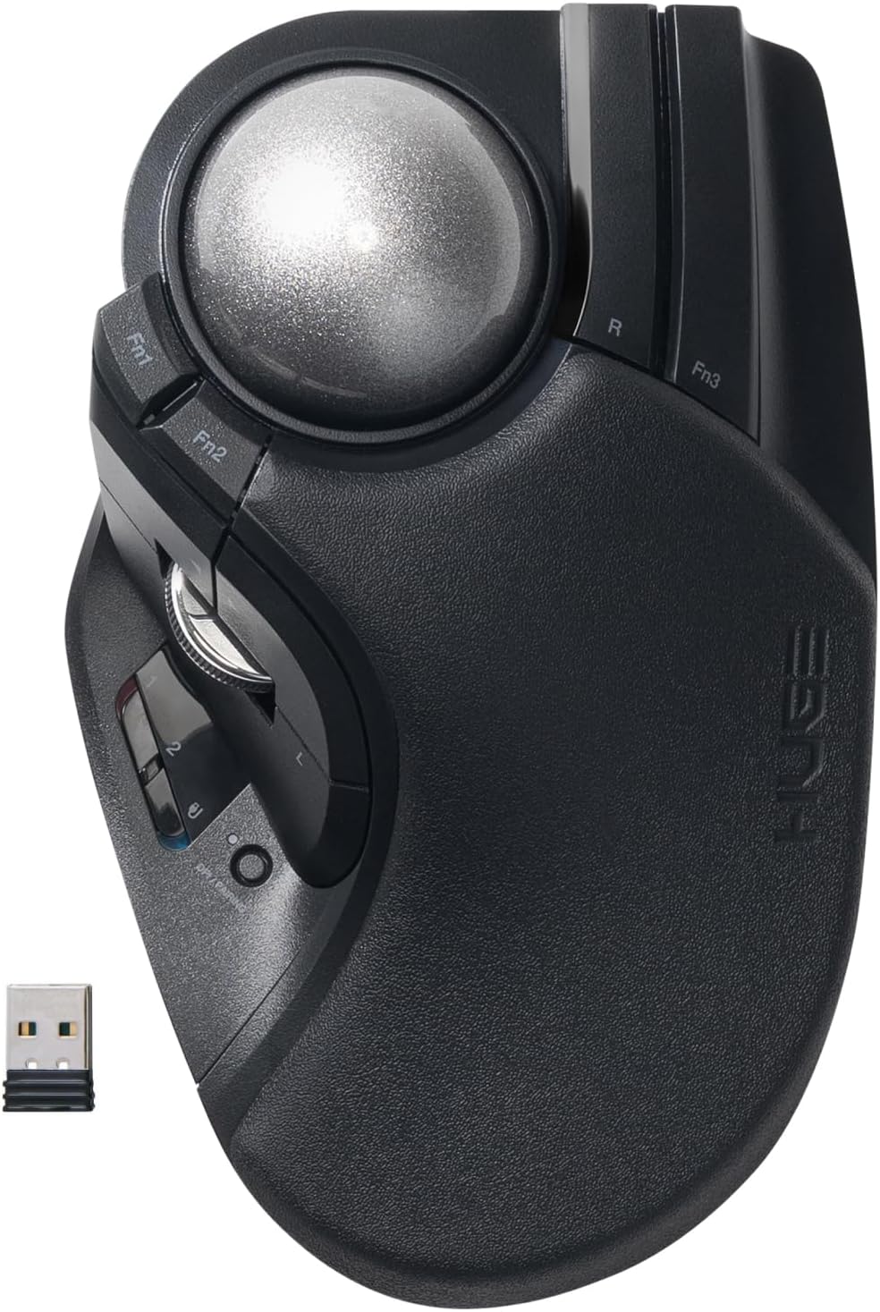 ELECOM HUGE PLUS M-HT1MRBK-G 箱付 美品 月額2,980円レンタルプラン：エレコム トラックボールマウス HUGE PLUS