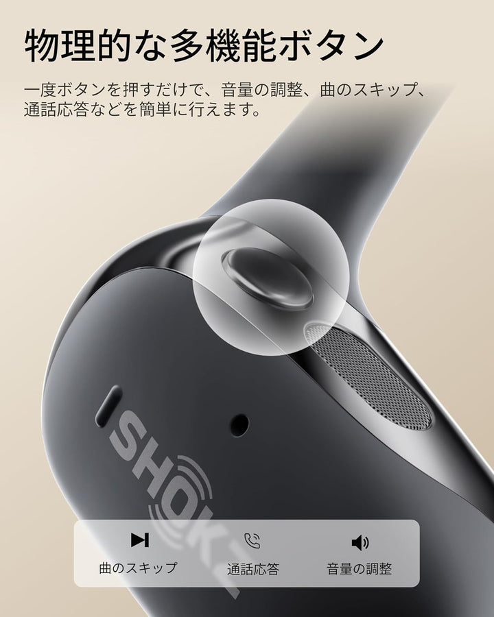 月額3,880円レンタルプラン：Shokz OpenFit 2 オープンイヤーイヤフォン