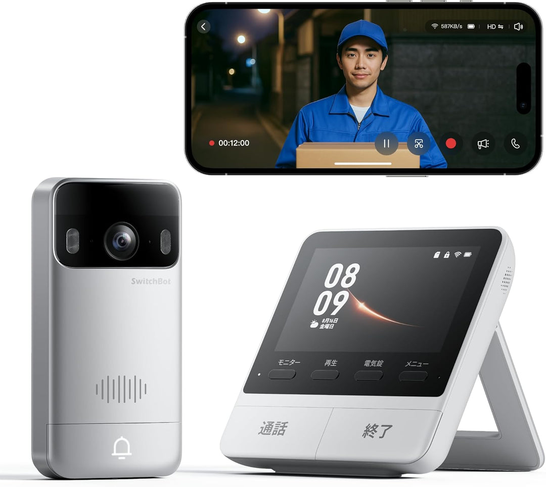 SwitchBot スマートテレビドアホン スマートロック W6802000をレンタルできます。