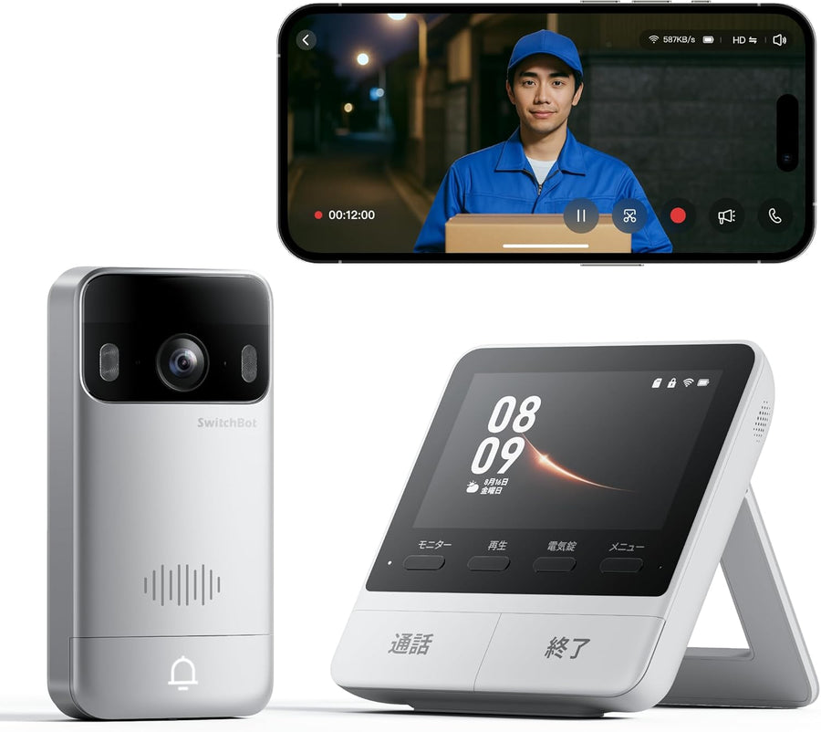 SwitchBot スマートテレビドアホン スマートロック W6802000をレンタルできます。