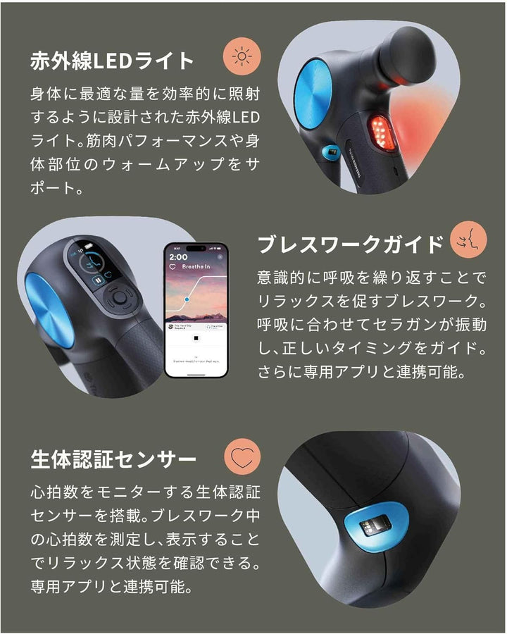 月額15,800円レンタルプラン：Therabody THERAGUN PRO Plus マッサージガン ブラック