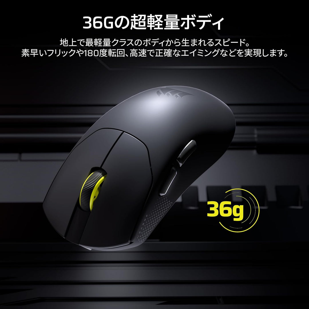 月額2,680円レンタルプラン：CORSAIR SABRE v2 PRO ULTRALIGHT ワイヤレスゲーミングマウス CH-931G001