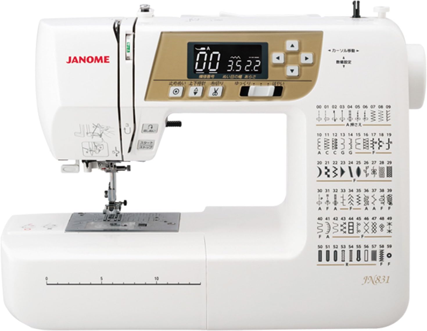 月額5,880円レンタルプラン：JANOME コンピュータミシン 自動糸